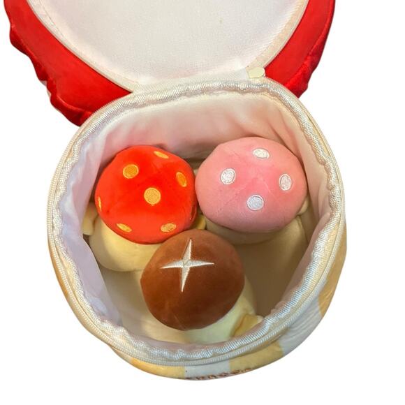 Miniso Life Zippered Mushroom House Happy Foodie with - Picture 3 of 11